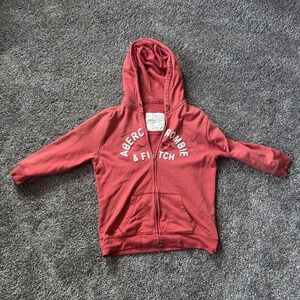 Abercrombie & Fitch Hoodie Youth Large Full Zip Sweatshirt New York Pullover‎